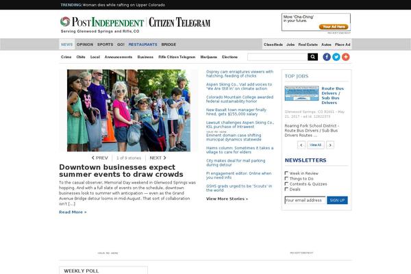 postindependent.com site used Swift-news-theme