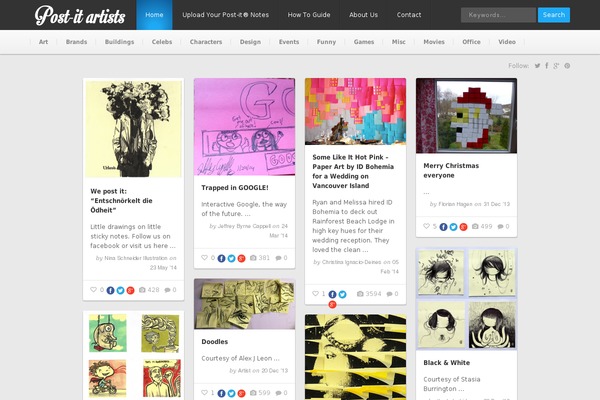 Pinable theme site design template sample