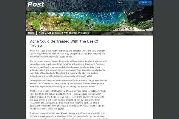 Patagonia theme site design template sample
