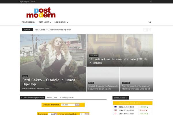 Newspaper theme site design template sample