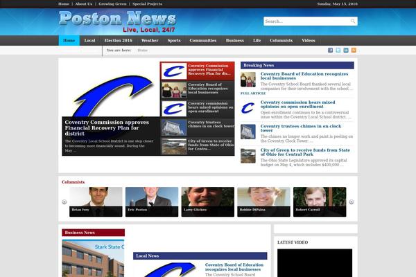 postonnews.com site used Local News