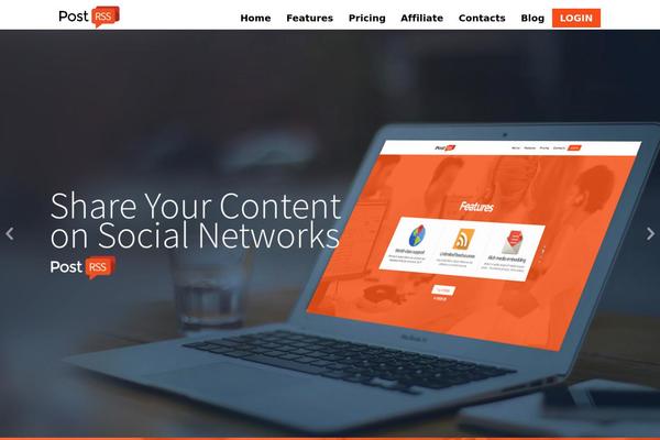 Site using Nemus Slider plugin