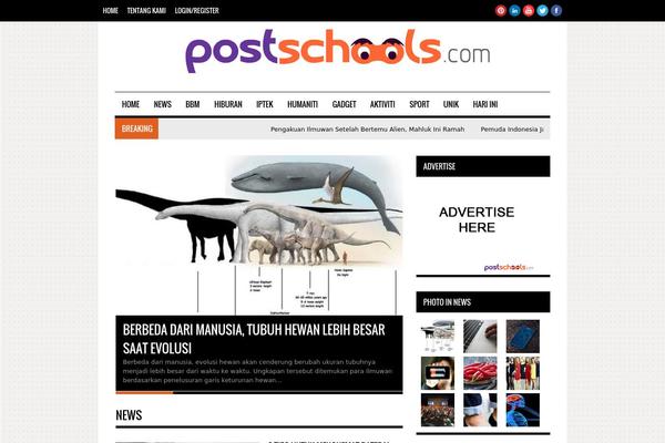 Hades theme site design template sample