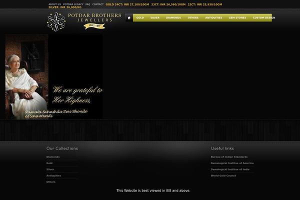 potdarjewellers.com site used Spitz