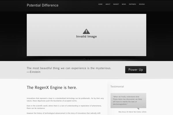 inFocus theme site design template sample