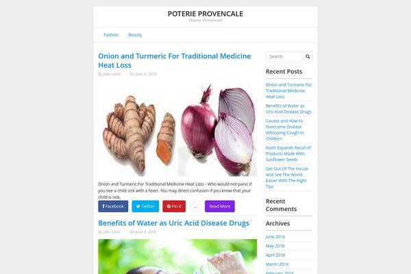 Fasthink theme site design template sample