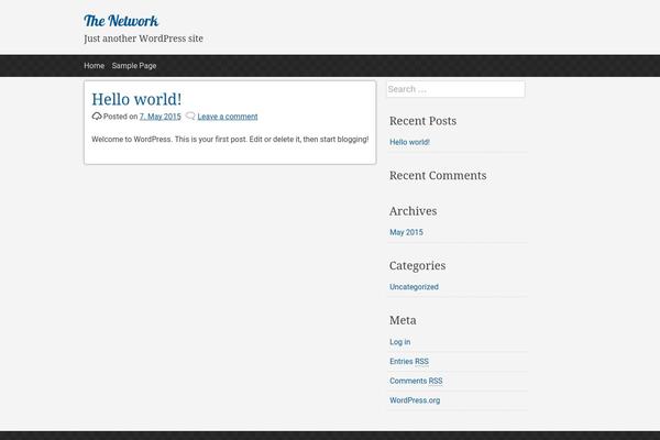 pacify theme site design template sample