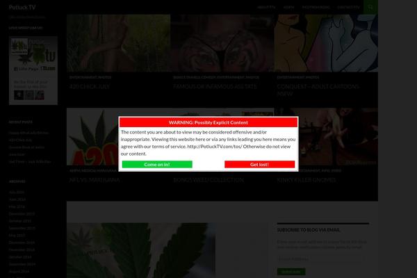 Site using Content Warning plugin