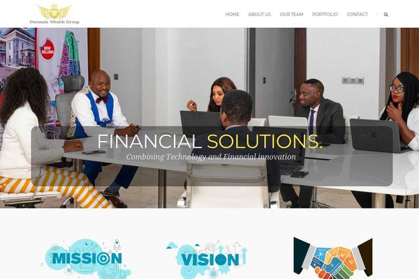 Fortuna theme site design template sample