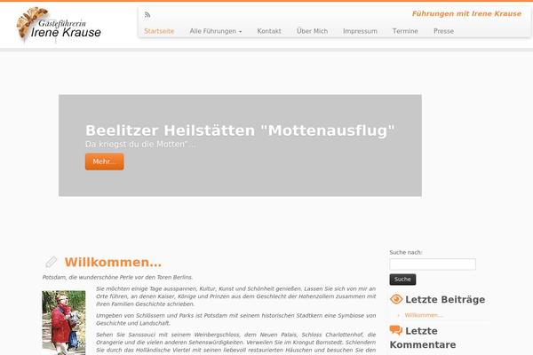 Customizr theme site design template sample