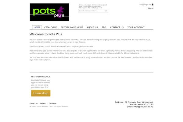 Site using Feature Me - CTA Widget plugin