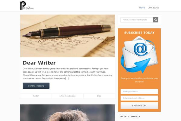 Focusblog theme site design template sample