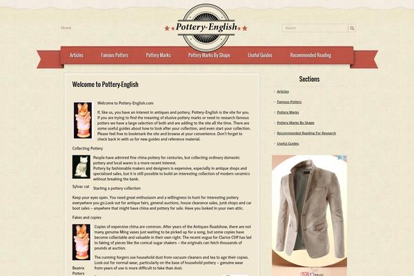 Retropress theme site design template sample