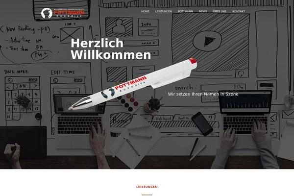 Coworking theme site design template sample