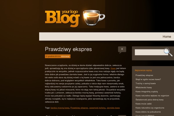 poturecku.pl site used orange coffee