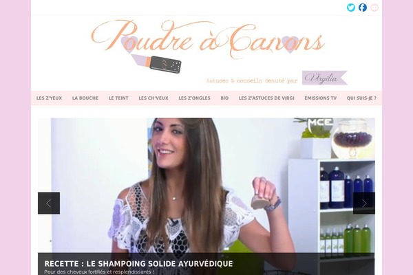 poudre-a-canons.com site used Isabelle