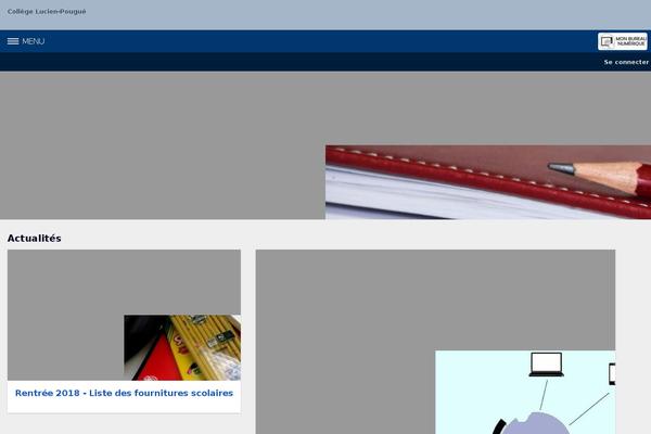 Magazine Basic theme site design template sample