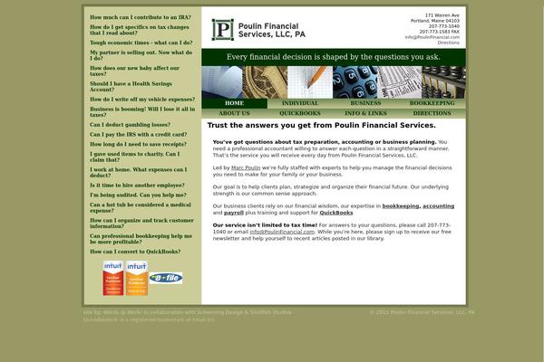 poulinfinancial.com site used Greenlight-child