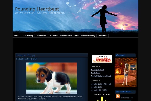 poundingheartbeat.com site used Savanna