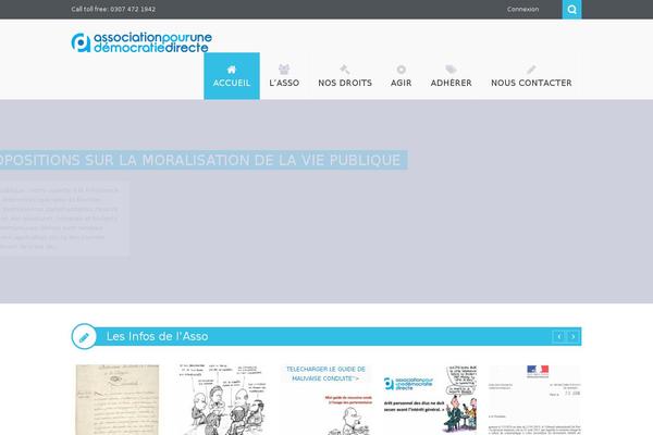 Nictitate theme site design template sample