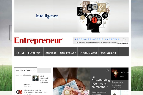 News theme site design template sample