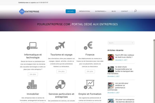 Site using Otw-blog-manager plugin