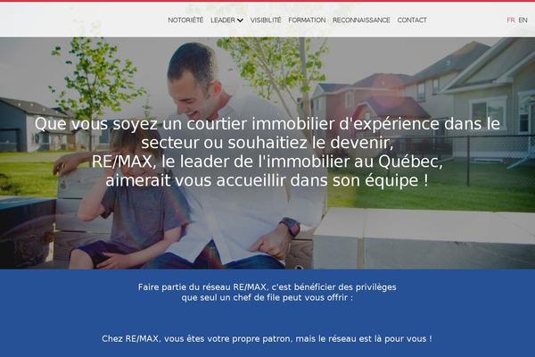 pourquoiremax.com site used Remax