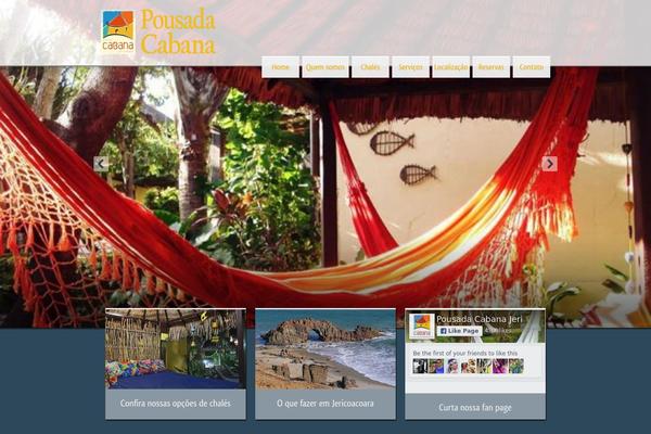 CABANA theme site design template sample