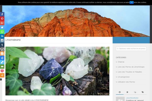 Hueman Child theme site design template sample