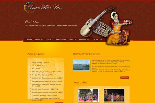 powaifinearts.org site used Pfa