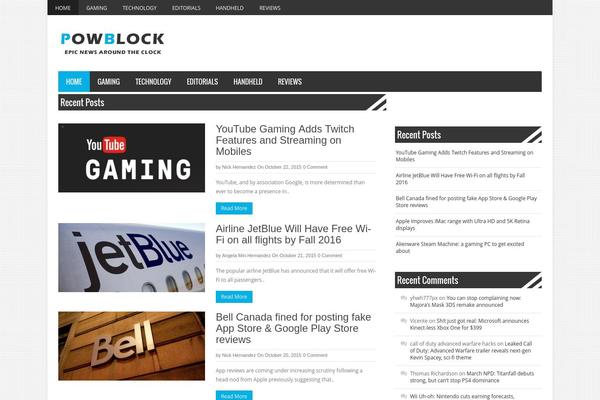 BresponZive theme site design template sample
