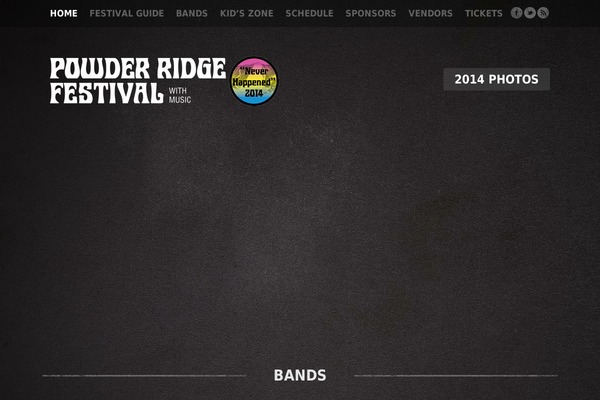 Fest theme site design template sample