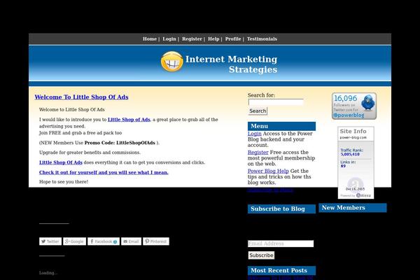 power-blog.com site used Powerblog