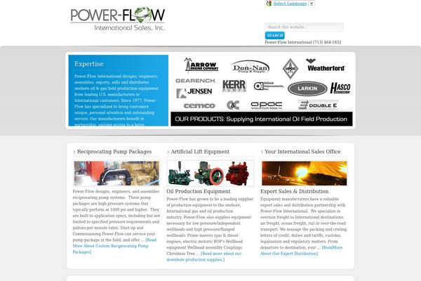 Enterprise theme site design template sample