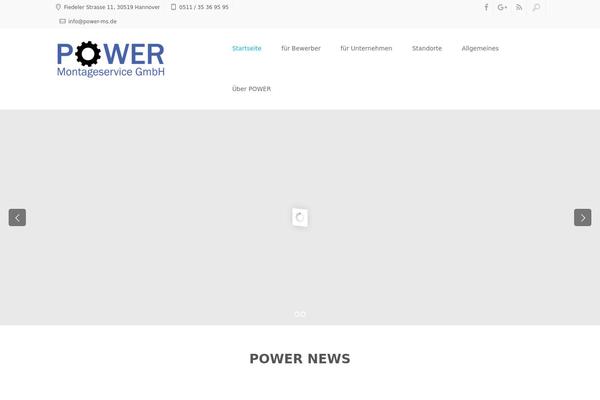 Xenia theme site design template sample