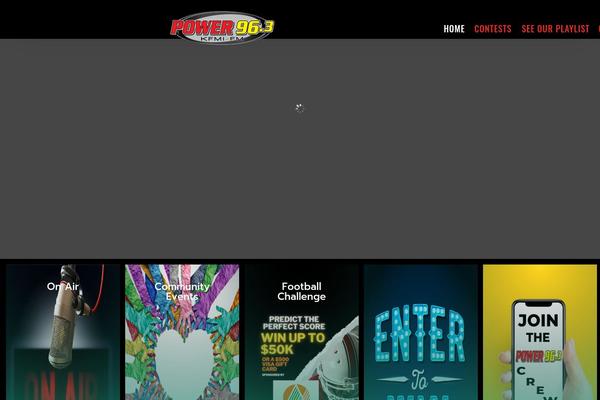 Site using Cool Timeline plugin