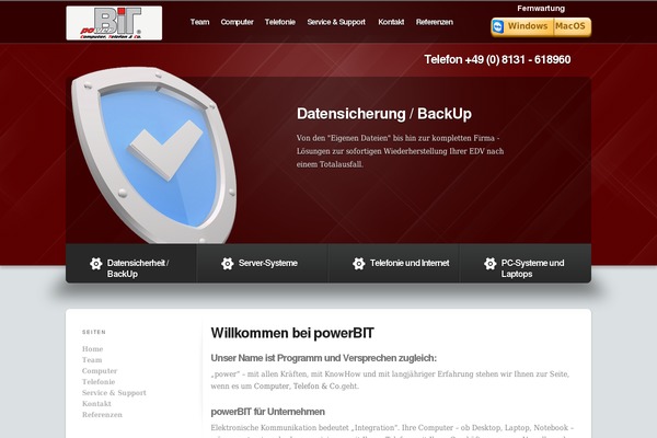 Enfold theme site design template sample