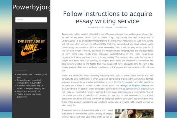 Flat theme site design template sample