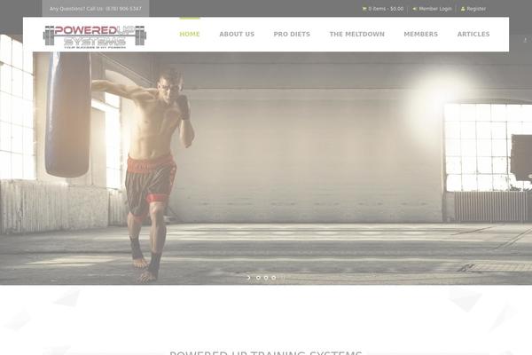 Fitnesszone theme site design template sample