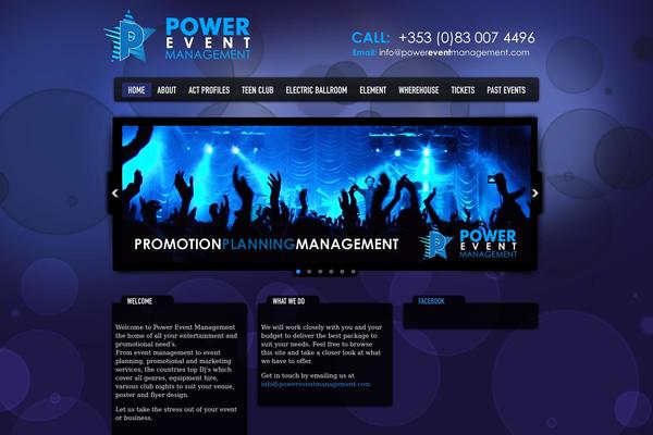 Dance Floor theme site design template sample