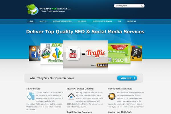 ShowTime theme site design template sample