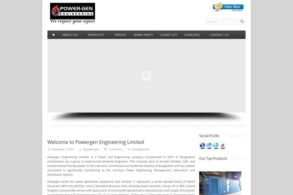 Aqua theme site design template sample