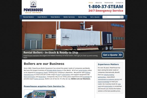 powerhouse.com site used Ahansendesign