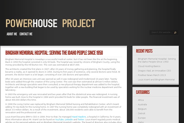 powerhouseproject.com site used TheStyle