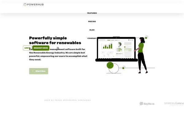 Site using Animated Headline plugin