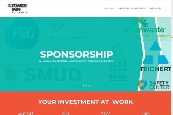Cardinal Child theme site design template sample