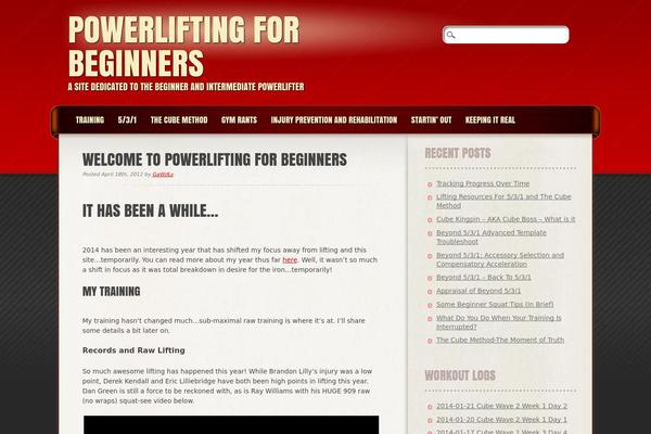powerliftingforbeginners.com site used Frantic