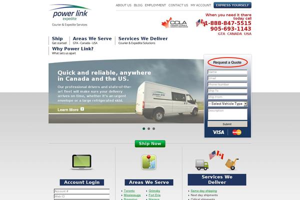powerlink theme websites examples