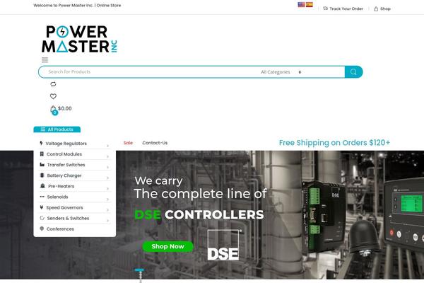 Electro-child theme site design template sample
