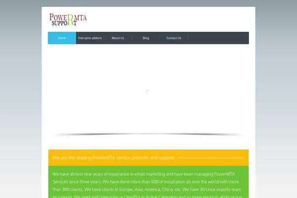 Increase theme site design template sample